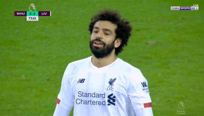 ملخص لمسات محمد صلاح في مباراة ليفربول ووست هام