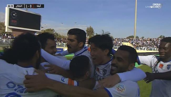 اهداف مباراة الهلال وابها 2 1 الدوري السعودي بطولات