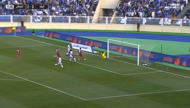 القائم يحرم كارلوس ادواردو من تسجيل هدف في مرمي أبها