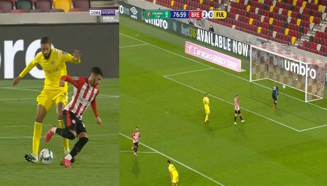 هدف سعيد بن رحمة الخرافي في مباراة فولهام وبرينتفورد