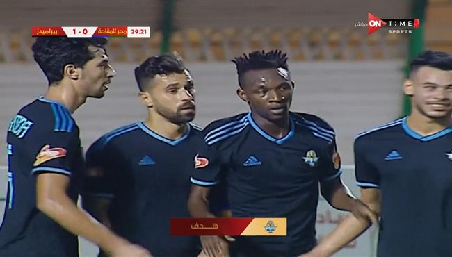 اهداف مباراة بيراميدز ومصر المقاصة 3 2 الدوري المصري