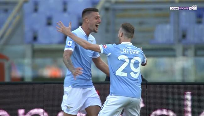 هدف تعادل لاتسيو مع انتر ميلان 1 1 الدوري الايطالي