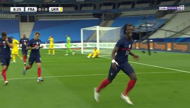 هدف فرنسا الاول الرائع في مرمي اوكرانيا إدواردو كامافينجا
