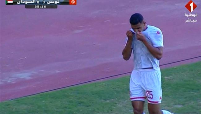 هدف تونس الثالث في مرمي السودان انيس بن سليمان