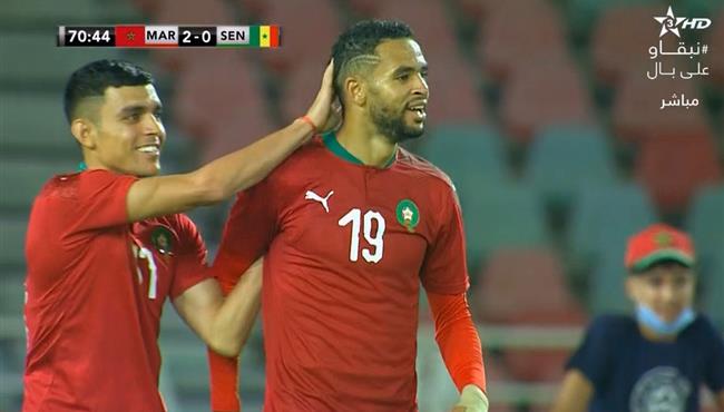 هدف يوسف النصيري في مرمي السنغال
