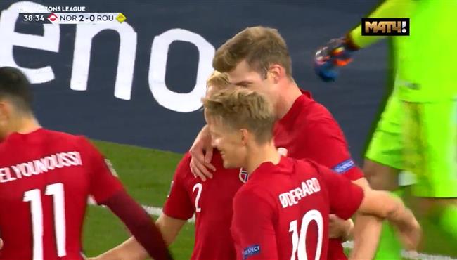 اهداف مباراة النرويج ورومانيا 4 0 دوري الامم الاوروبية