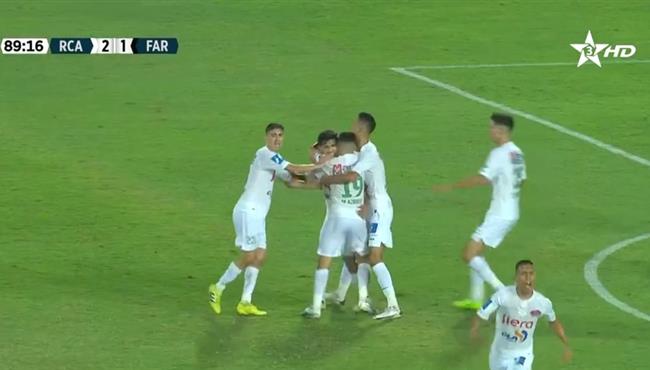 هدف الرجاء المغربي الثاني القاتل في مرمي الجيش الملكي 2 1 الدوري المغربي