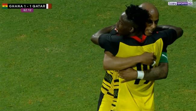 هدف اندريه ايو في مرمي قطر اسيست توماس بارتي