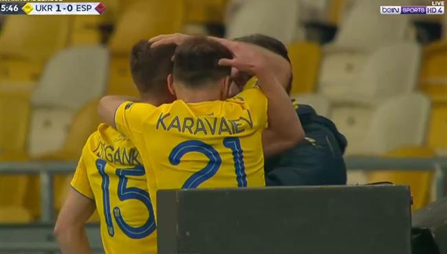 هدف فوز اوكرانيا علي اسبانيا 1 0 دوري الامم الاوروبية