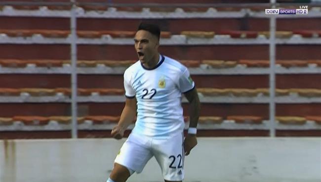 هدف تعادل الارجنتين مع بوليفيا 1 1 لاوتارو مارتينيز