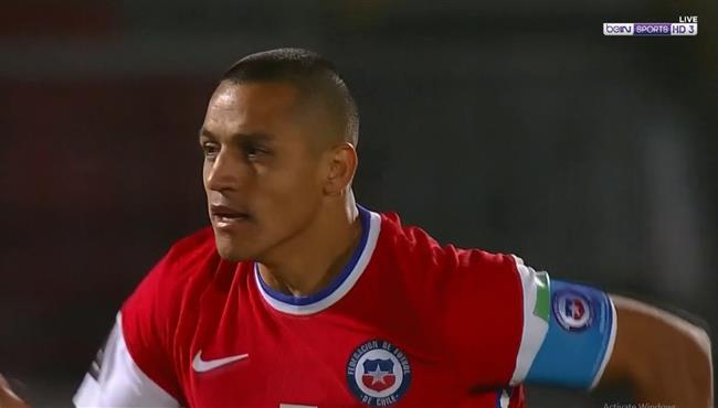 هدف اليكسيس سانشيز في مرمي كولومبيا بتصفيات كاس العالم