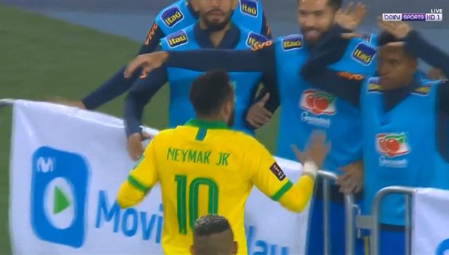 هدف نيمار الثاني في مرمي بيرو بتصفيات كاس العالم