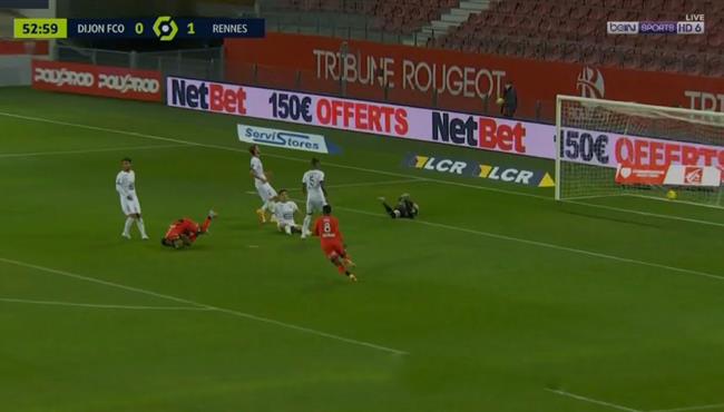 اهداف مباراة رين وديجون 1 1 الدوري الفرنسي