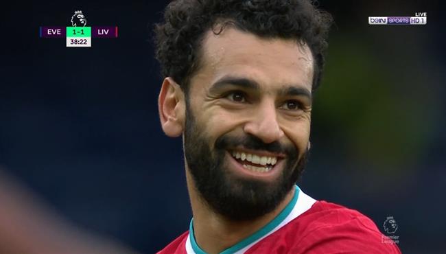 ملخص لمسات محمد صلاح في مباراة ليفربول وايفرتون