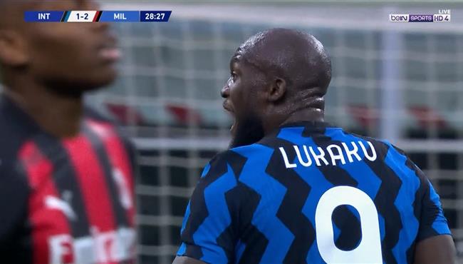 هدف لوكاكو في مرمي ميلان بالدوري الايطالي