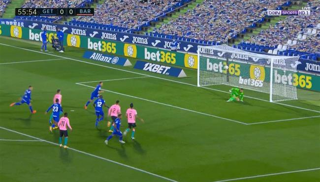 هدف خيتافي الاول فى مرمي برشلونة 1 0 الدوري الاسباني