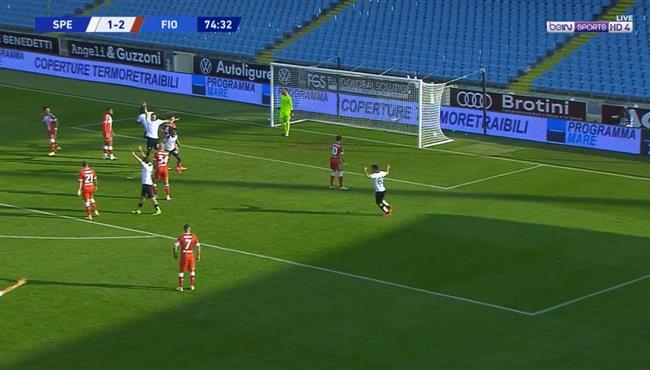 اهداف مباراة فيورنتينا وسبيزيا 2 2 الدوري الايطالي