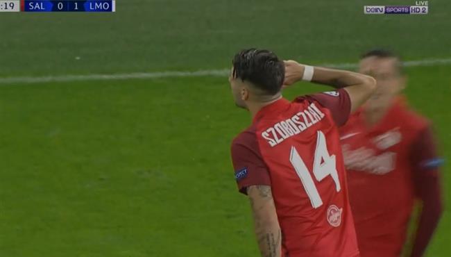 هدف اكثر من رائع في مباراة لوكوموتيف موسكو وسالزبورج بدوري ابطال اوروبا