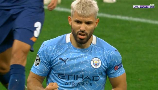 هدف اجويرو فى مرمي بورتو بدوري ابطال اوروبا