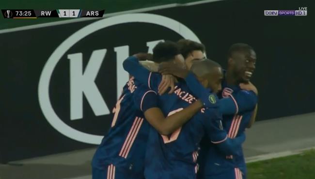 اهداف مباراة ارسنال ورابيد فيينا 2 1 الدوري الاوروبي