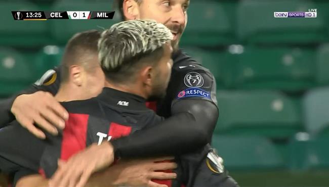 اهداف مباراة ميلان وسيلتيك 3 1 الدوري الاوروبي