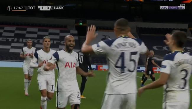 اهداف مباراة توتنهام ولاسك لينز 3 0 الدوري الاوروبي
