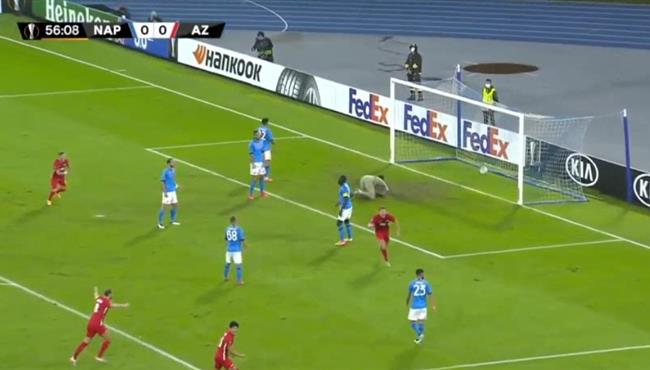 هدف فوز الكمار علي نابولي 1 0 الدوري الاوروبي