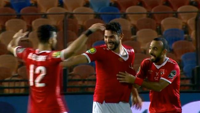 هدف الاهلي الثالث فى مرمي الوداد ياسر ابراهيم