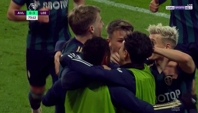 اهداف مباراة ليدز واستون فيلا 3 0 الدوري الانجليزي