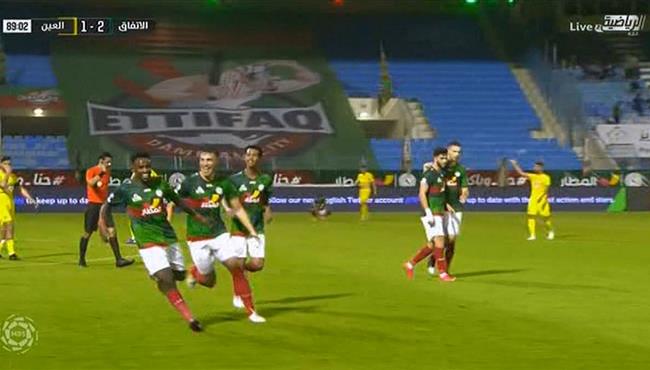 اهداف مباراة الاتفاق والعين 2 1 الدوري السعودي