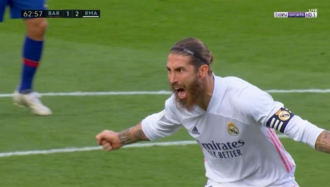 هدف راموس في مرمي برشلونة بالدوري الاسباني