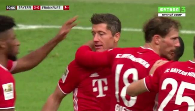 اهداف مباراة بايرن ميونخ واينتراخت فرانكفورت 5 0 الدوري الالماني