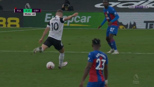 هدف صاروخي رائع في مباراة فولهام وكريستال بالاس بالدوري الانجليزي