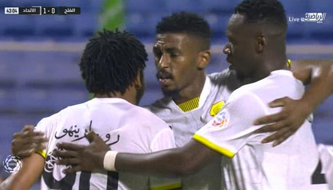 هدف الاتحاد الاول فى مرمي الفتح (1-0) الدوري السعودي