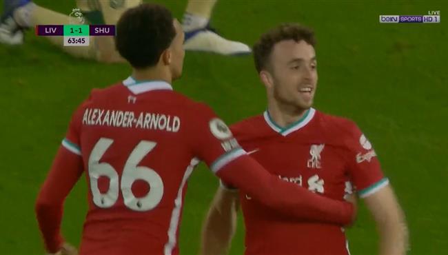 هدف ليفربول الثاني في مرمي شيفيلد 2 1 جوتا