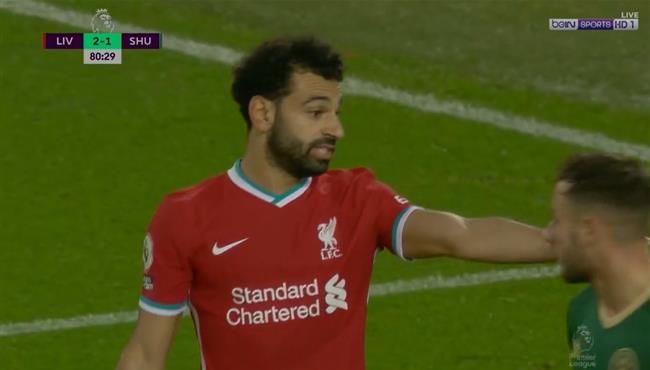 القائم يحرم محمد صلاح من تسجيل هدف محقق امام شيفيلد