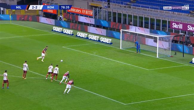 هدف ابراهيموفيتش الثاني فى مرمي روما بالدوري الايطالي