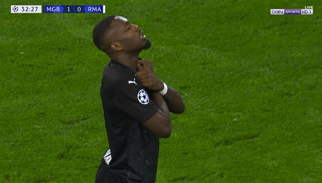 هدف مونشنجلادباخ الاول في مرمي ريال مدريد ماركوس تورام