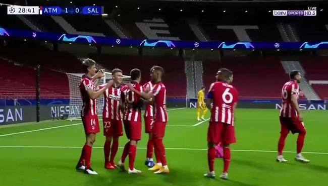 اهداف مباراة اتلتيكو مدريد وسالزبورج 3 2 دوري ابطال اوروبا