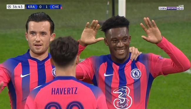 هدف هودسون أودوي في مرمي كراسنودار بدوري ابطال اوروبا