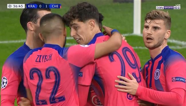 اهداف مباراة تشيلسي وكراسنودار 4 0 دوري ابطال اوروبا