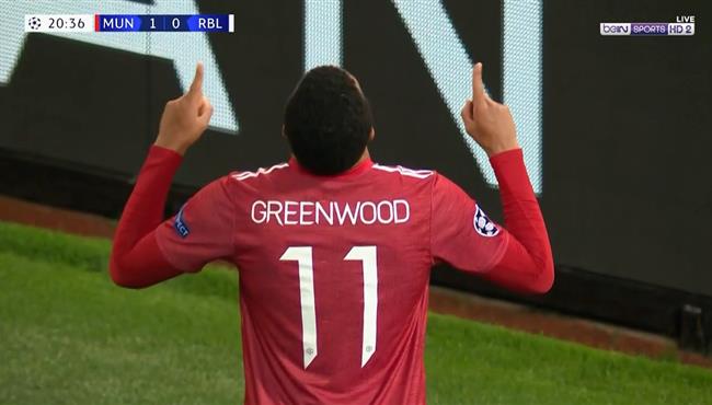 هدف جرينوود في مرمي لايبزيج بدوري ابطال اوروبا اسيست بوجبا