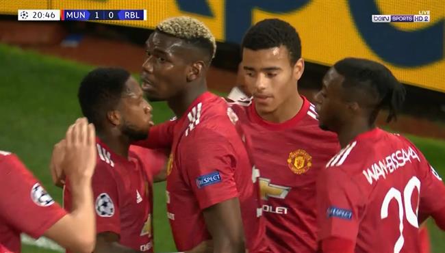 اهداف مباراة مانشستر يونايتد ولايبزيج 5 0 دوري ابطال اوروبا