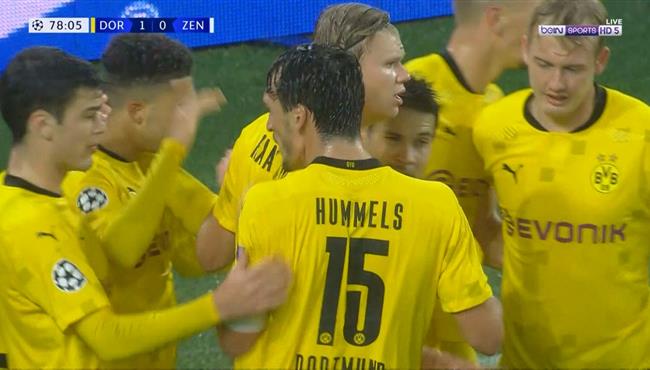 اهداف مباراة بوروسيا دورتموند وزينيت 2 0 دوري ابطال اوروبا