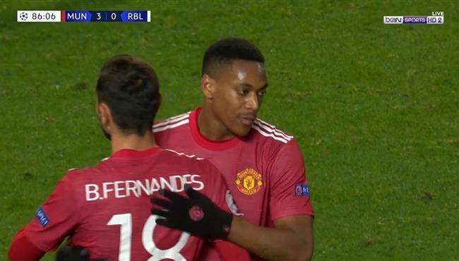 هدف انتوني مارسيال في مرمي لايبزيج 4 0 دوري ابطال اوروبا