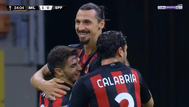 اهداف مباراة ميلان وسبارتا براج 3 0 الدوري الاوروبي