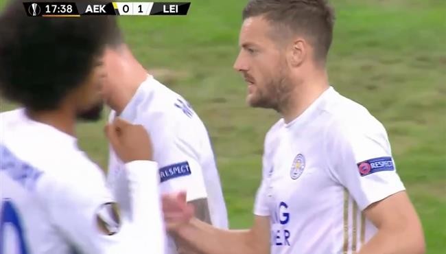 اهداف مباراة ليستر سيتي وايك اثينا 2 1 الدوري الاوروبي