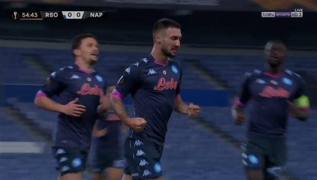 هدف فوز نابولي علي ريال سوسيداد 1 0 الدوري الاوروبي