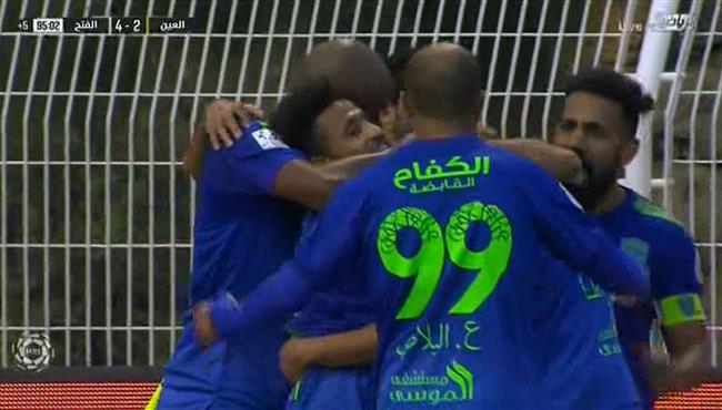 اهداف مباراة الفتح والعين 4 2 الدوري السعودي