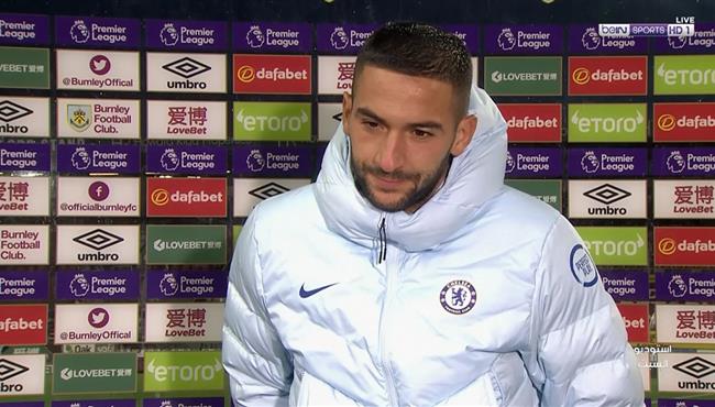 تصريحات حكيم زياش بعد مباراة تشيلسي وبيرنلي بالدوري الانجليزي
